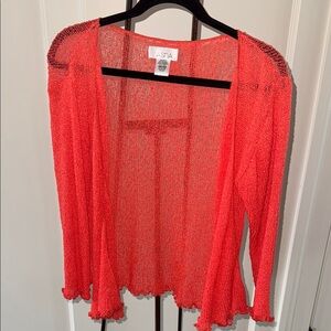 Women's Coral front tie knit Sweater